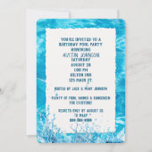 Invitation Birthday Party Swimming Pool (Dos)