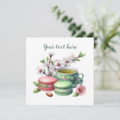 Invitation Biscuits à thé (Debout devant)