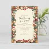 Invitation Biscuits de fêtes de Noël (Debout devant)