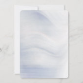 Invitation Bismillah Blue & Gold Muslim Nikkah Card (Dos)