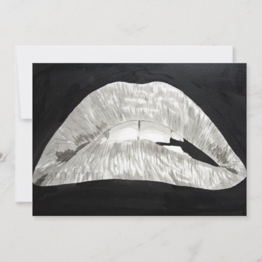 Invitation Bitten Lips (Devant)