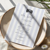 Invitation Bitty Bow Oh Boy Baby shower