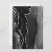 Invitation Black Agate Silver 25e Anniversaire (Dos)