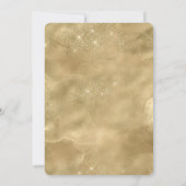 Invitation Black and Glittery Gold Ink 30th Birthday (Dos)