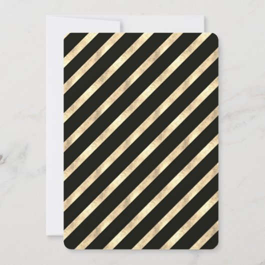 Invitation Black and Gold 90e anniversaire (Dos)