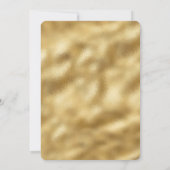 Invitation Black and Gold Glossy Foil 30e anniversaire (Dos)