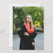 Invitation Black And Gold Photo Graduation Party (Dos)