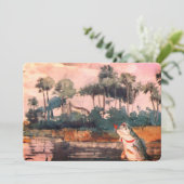 Invitation Black Bass dans le Sud  Anniversaire (Debout devant)