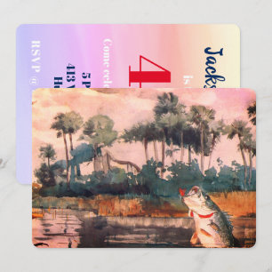 Invitation Black Bass dans le Sud  Anniversaire