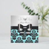 Invitation Black Bow noir de Black Bow 311-Blackberry| Baby s (Debout devant)