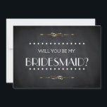 Invitation Black ChalkBoard Serez-vous mon Bridesmaid Invitat<br><div class="desc">C'est Black Board, Chalk Board Colorful Floral bordure donnera une apparence élégante en disant Serez-vous ma demoiselle d'honneur à votre mariée. C'est le mieux pour la mariée, qui aime les fleurs et le design floral. C'est une façon vraiment amusante de demander aux femmes spéciales de votre vie de se tenir...</div>