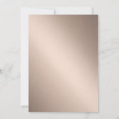 Invitation Black Christmas Balls Rose Gold Christmas Party (Dos)