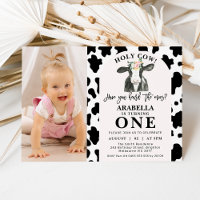 Black Cow Print Arche Photo Holy Cow 1er Anniversa
