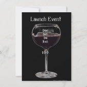 Invitation Black Cravate Launch (Dos)