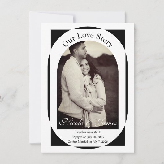 Invitation Black Cream Silver Gothic Love Bats Enregistrer la (Dos)