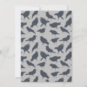 Invitation Black Crow Light Grey (Dos)