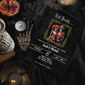 Invitation Black Día De Los Muertos Skuls