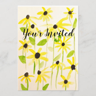 Invitation Black-Eyed-Susan