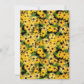 Invitation Black Eyed Susan Mariage (Dos)