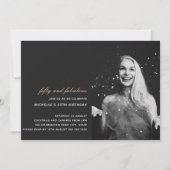 Invitation Black Gold 50 et Fabulous Art Déco Photo 50e (Devant)