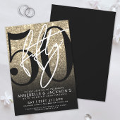 Invitation Black Gold 50e anniversaire