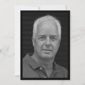 Invitation Black Gold 50th Birthday Photo (Dos)