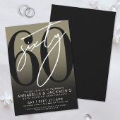 Invitation Black Gold 60e anniversaire