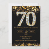 Invitation Black Gold 70e anniversaire (Devant)