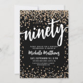 Invitation Black Gold 90e anniversaire (Devant)