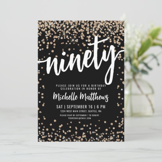 Invitation Black Gold 90e anniversaire (Debout devant)