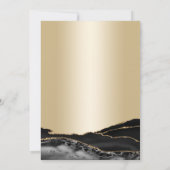Invitation Black Gold Agate 30e anniversaire (Dos)