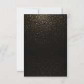 Invitation Black Gold Agate Surprise 50e Anniversaire (Dos)