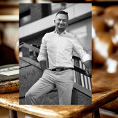 Invitation Black Gold Balloons Photo 40th Birthday Party