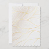 Invitation Black Gold Bold Floroms Party (Dos)