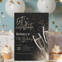 Black Gold Champagne 60e fête d'anniversaire
