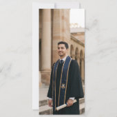 Invitation Black & Gold Graduation Menu | Class of 2026 (Dos)