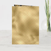 Invitation Black Gold islamique Motif musulman Mariage (Dos)