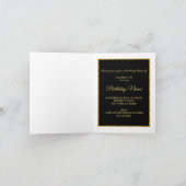Invitation Black Gold & Jewel Leopard (Intérieur)