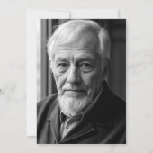 Invitation Black Gold moderne 100e anniversaire Surprise Part (Dos)