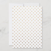 Invitation Black & Gold Shh ! C'est une fête d'anniversaire s (Dos)