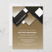 Invitation Black Gold Surprise 80e anniversaire (Devant)