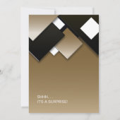 Invitation Black Gold Surprise 85e anniversaire (Dos)