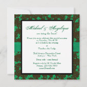 Invitation Black green (Dos)