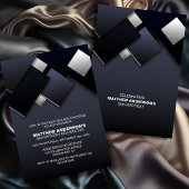 Invitation Black Grey 65e Cocktail Anniversaire