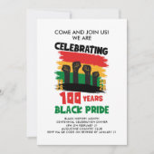 Invitation BLACK HISTORY MONTH Centennial (Devant)