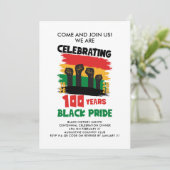 Invitation BLACK HISTORY MONTH Centennial (Debout devant)