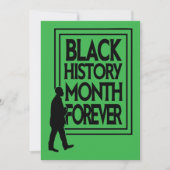 Invitation Black History Month Forever (Devant)
