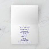 Invitation Black Ice Skates & Technicolor - Customizable (Intérieur)