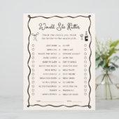 Invitation Black Italien Fête des mariées Voudrait-Elle Plutô (Debout devant)