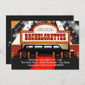 Invitation Black Limo Bachelorette (Devant / Derrière)